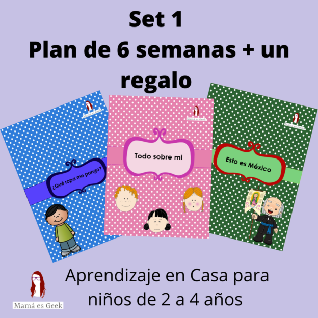 Set 1 -Plan de aprendizaje 2 a 4 años