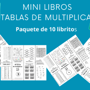 Mini LibrosTablas de Multiplicar 1 al 10